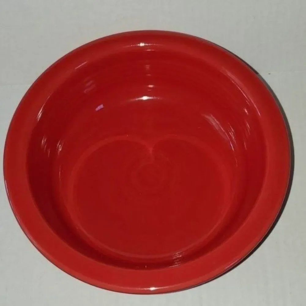 Fiestaware Fiesta SERVING Bowl Dish Vegetable Large Scarlet Red CERAMIC